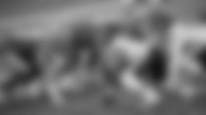 Defensive end Chase Young lines up during the Washington Football Team's game against the Detroit Lions on Nov. 18, 2020. (Zack Silver/NFL)