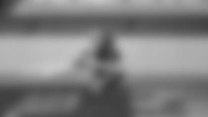 Wide receiver Terry McLaurin looks back at cornerback Trevon Diggs after beating him for a long touchdown in the Washington Football Team's 25-3 win over the Dallas Cowboys. (Emilee Fails/Washington Football Team)