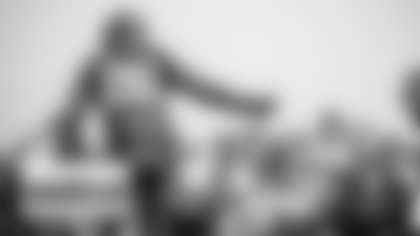 Landon Collins prepares for the offense to run a play during practice in Richmond, Virginia. (Emilee Fails/Washington Football Team)