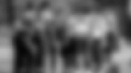 The Washington Football Team offense huddles during its practice Dec. 2, 2020. (Elijah Walter Griffin Sr./Washington Football Team)