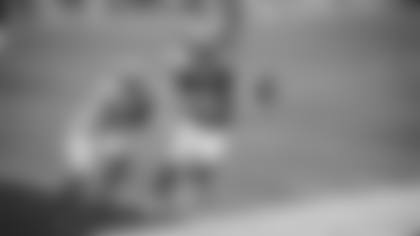 Quarterback Kyle Allen runs for a touchdown in the Washington Football Team's game against the Los Angeles Rams on Oct. 11, 2020. (Emilee Fails/Washington Football Team)