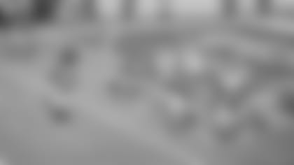 The Washington Football Team runs a play near the goal line in its 27-17 win over the Philadelphia Eagles on Sept. 13, 2020. (Elijah Walter Griffin Sr./Washington Football Team)