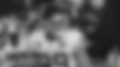 Chase Young looks to the sideline during the Washington Football Team's game against the Philadelphia Eagles. (Washington Football Team)