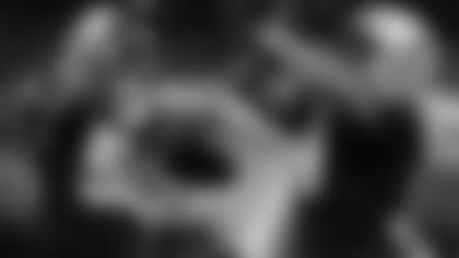 Game action photos from the New Orleans Saints vs. Atlanta Falcons matchup in Week 11 of the 2020 NFL season.