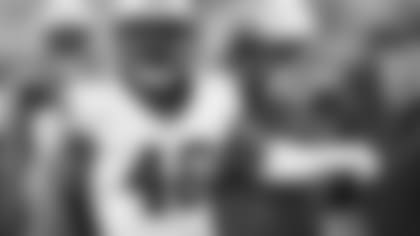 Game action photos from the New Orleans Saints win over the Carolina Panthers in week 17 of the 2019 NFL season.