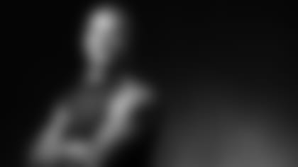 Wisconsin linebacker Zack Baun poses for a portrait during the 2020 NFL Scouting Combine, Wednesday, Feb. 28, 2020 in Indianapolis. (Todd Rosenberg via AP)