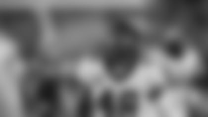 Check out photos of New Orleans Saints defensive back and special teams ace J.T. Gray in action throughout the 2022 season.