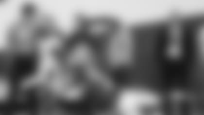 New Orleans Saints' Deonte Harris (11) breaks a tackle by New York Jets' Matt Darr (3) during the second half of a preseason NFL football game Saturday, Aug. 24, 2019, in East Rutherford, N.J. Harris scored a touchdown on the play. (AP Photo/Noah K. Murray)