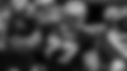 New Orleans Saints' Pierre Thomas, left, celebrates with teammate Carl Nicks (77) after scoring against the Houston Texans during the first quarter of an NFL preseason football game in Saturday, Aug. 22, 2009, in Houston.