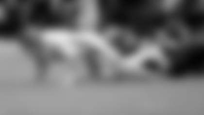 Game action photos from the New Orleans Saints vs. Atlanta Falcons matchup in Week 11 of the 2020 NFL season.