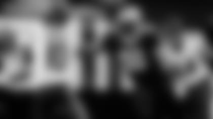 Game action photos from the New Orleans Saints vs. Chicago Bears matchup in the Wild Card round of the 2020 NFL playoffs.