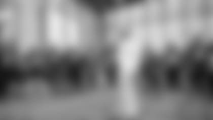 Head coach Pete Carroll addresses the team on the final day of minicamp.