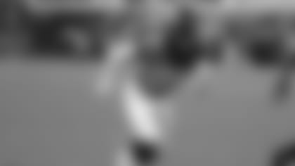 Jacksonville Jaguars safety Joshua Moon rushes the Atlanta Falcons offense during the first half of an NFL preseason football game, Thursday, Aug. 29, 2019, in Jacksonville, Fla. (AP Photo/Stephen B. Morton)