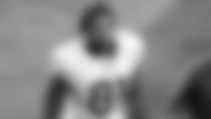 Gerald Everett smiles after beating the Tampa Bay Buccaneers 27-24 in an NFL Football game, Monday, Nov. 23, 2020, in Tampa, Fla. (AP Photo/Kevin Sabitus)