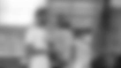 Pittsburgh Steelers players practice at Saint Vincent College during the 2018 Steelers Training Camp.