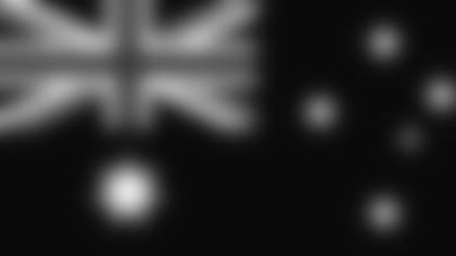 The national flag of Australia