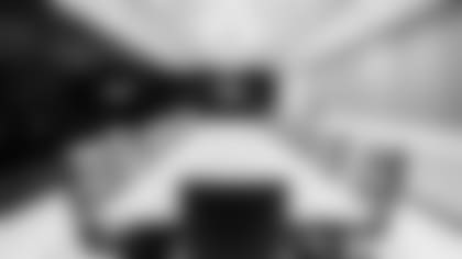 An Nov 18, 2022 image from the finished office renovations at NRG Stadium in Houston, TX.