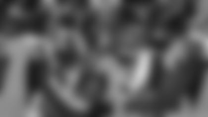 Members of the Atlanta Falcons huddle before an NFL football game between the Atlanta Falcons and the Washington Redskins, Sunday, Nov. 4, 2018 in Landover, Md. (AP Photo/Mark Tenally)