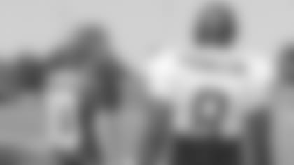 Buffalo Bills wide receiver Cole Beasley (10) and Carolina Panthers wide receiver Aldrick Robinson (8) Buffalo Bills take part in a joint practice with the Carolina Panthers at Wofford College in Spartanburg, South Carolina, August 13, 2019.  Photo by Bill Wippert