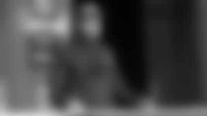 Buffalo Bills head coach Sean McDermott speaks at a press conference on Tuesday, Mar. 1, 2022 in Indianapolis. (Aaron Doster/NFL)