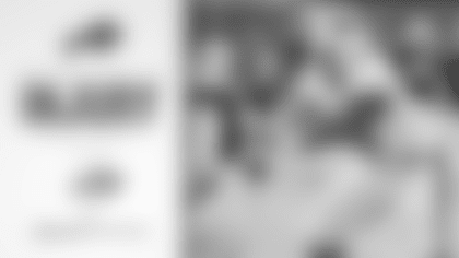 Cody Ford; Buffalo Bills Practice, One Bills Drive. September 18, 2019. Photo by Sara Schmidle