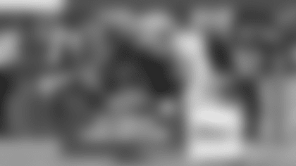 Buffalo Bills cornerback Tre'Davious White (27) breaks up a pass intended for Odell Beckham Jr. in Buffalo Bills vs Cleveland Browns at First Energy Stadium on November 10, 2019. Photo by Craig Melvin