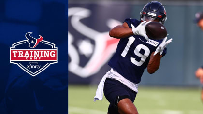 Rookie WR Xavier Hutchinson has been doing all the extra things to make the Houston  Texans, and it's showing up on the practice fields with some big catches in  Training Camp.