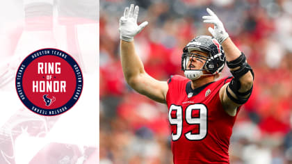 J.J. Watt in Texans Ring of Honor: Franchise star enjoys his big day