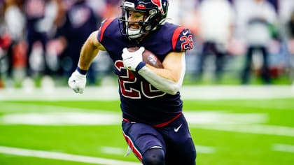 Houston Texans running back Rex Burkhead during the game between