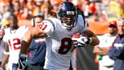 Houston Texans' Owen Daniels during the fourth quarter of a NFL