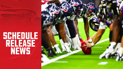 Houston Texans 2022 schedule release