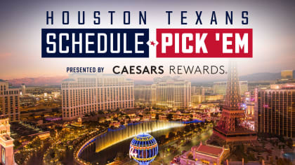 Win big with Houston Texans Schedule Pick 'Em!