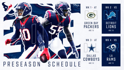 Packers' 2019 preseason opponents announced