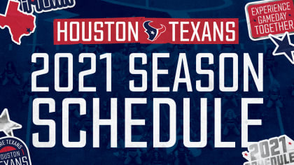 The Houston Texans' first-ever 17-game slate kicks off against the  Jacksonville Jaguars on September 12.