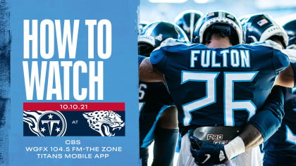 Jaguars vs. Titans: How to watch, stream, listen