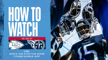 Kansas City Chiefs vs Tennessee Titans: How to Watch, Listen and
