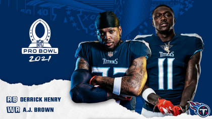 Titans RB Derrick Henry, WR A.J. Brown Selected to Pro Bowl