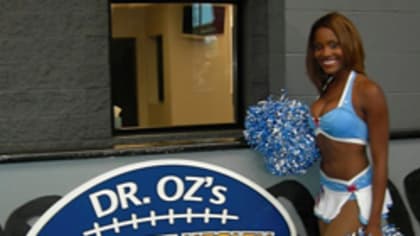 On the Sidelines: Watch these Panthers cheerleaders-in-training take the  field