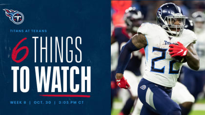 Six Things to Watch for the Titans in Sunday's Game vs the Texans