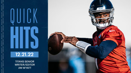 Quick Hits on the Titans From Wednesday of Texans Week