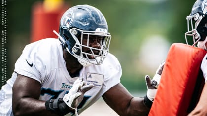 Nicholas Petit-Frere: Tennessee Titans offensive lineman in photos