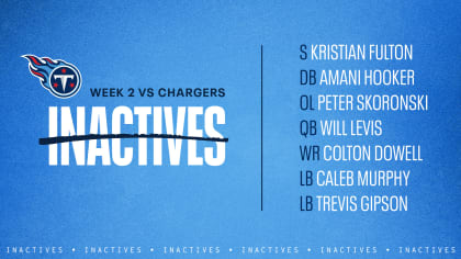 Tennessee Titans score vs Chargers: Live game updates in NFL Week 2