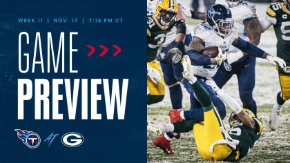 Game Preview: Titans Travel to Green Bay for Thursday Night Football