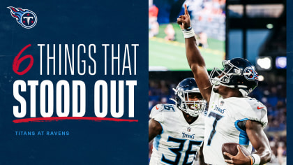 Six Things That Stood Out for the Titans in Thursday Night's Loss