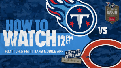 Watch Titans @ Bears Live Stream