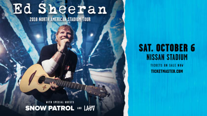 AT&T Stadium - Congrats to Ed Sheeran on a PERFECT night at the