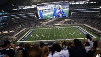 Dallas Cowboys HD scoreboard hanging too low?