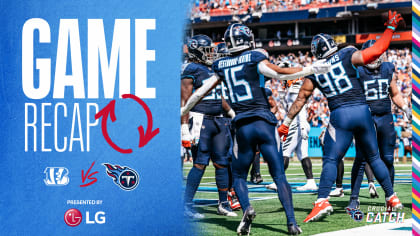 Cincinnati Bengals vs. Tennessee Titans 2023 Matchup Tickets & Locations