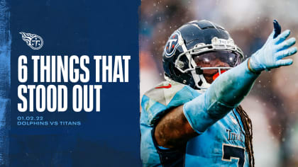 Six Things That Stood Out for the Titans in Sunday's Win Over the Dolphins