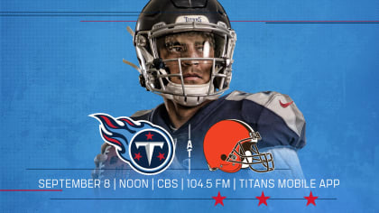 How to Watch/Listen: Titans-Browns TV, Streaming and Radio Information